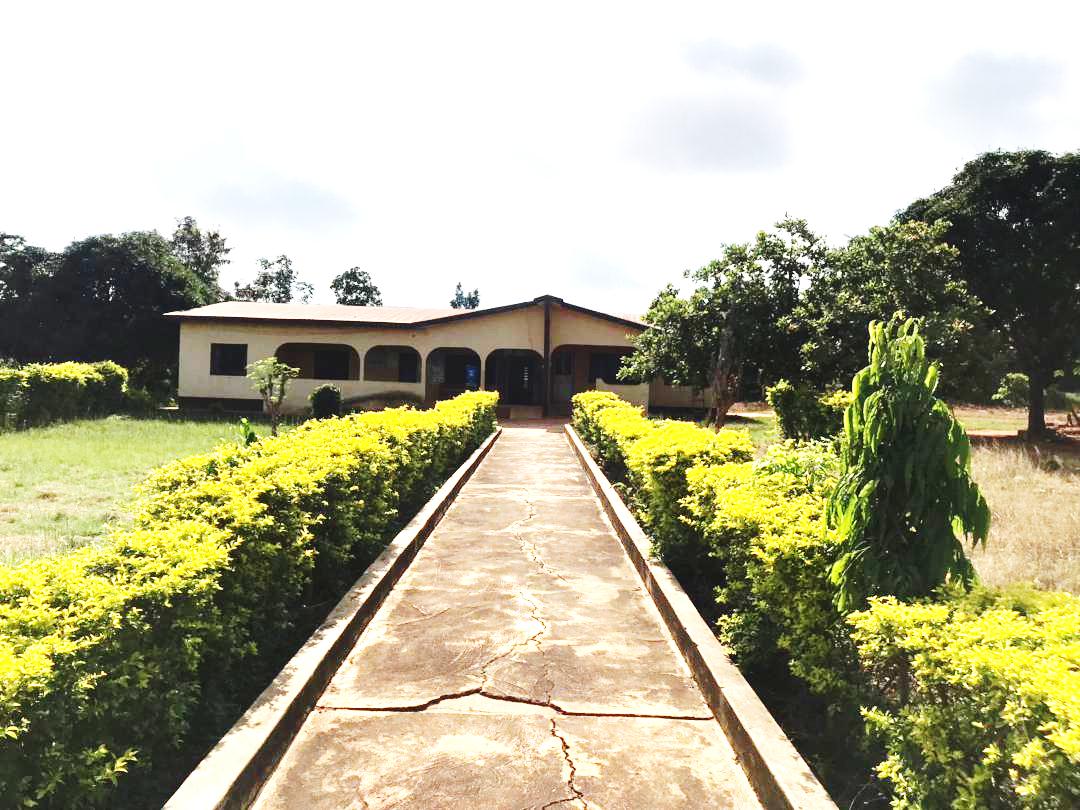 CHPS Compound (with accommodation for resident medical assistant) with borehole fitted with power to overhead tank